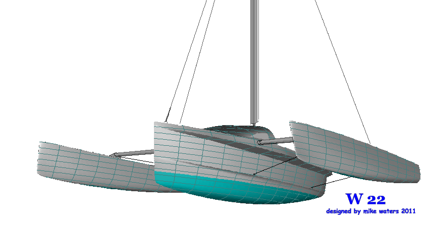 Study Profile of the W22 Sailing Trimaran