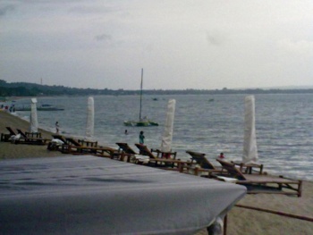 Pegasus anchored at Laiya