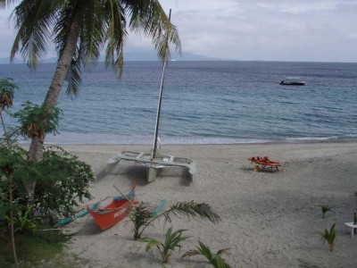 Pegasus hauled up on the beach