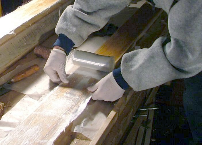Beam under construction