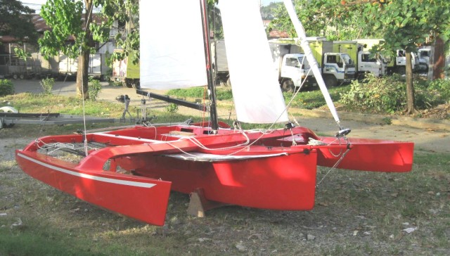 W17 painted red