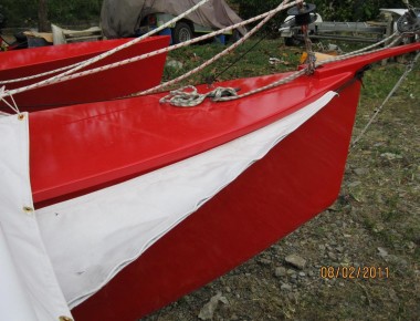W17 painted red