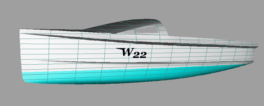 A view of W22 Trimaran